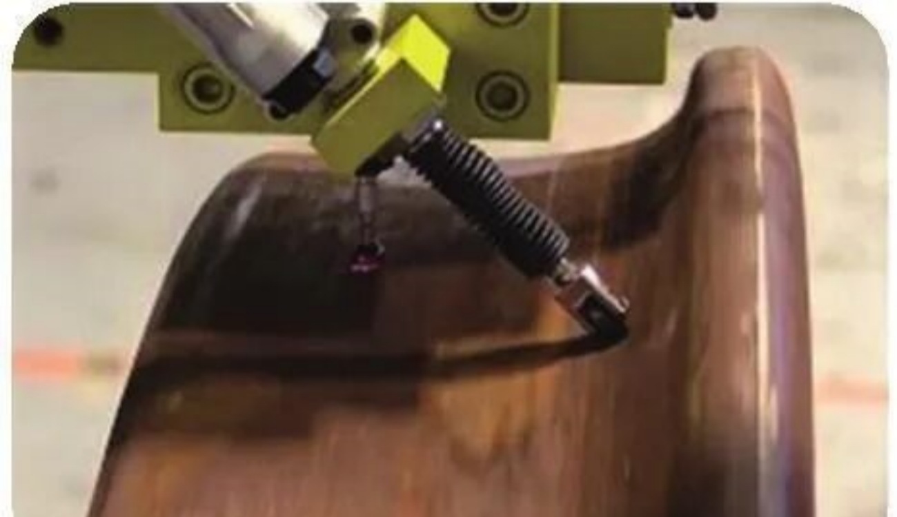 Tren tekerleği sırtı konik bir profile sahiptir.