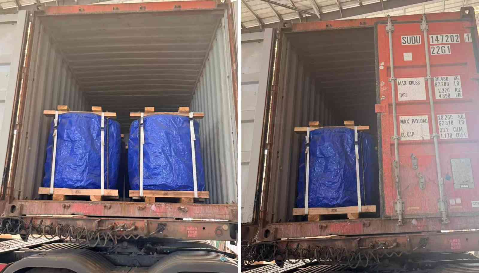 MTJ, Peru için 60 WCL840A Tekerleğin Konteyner Yüklemesini Tamamladı